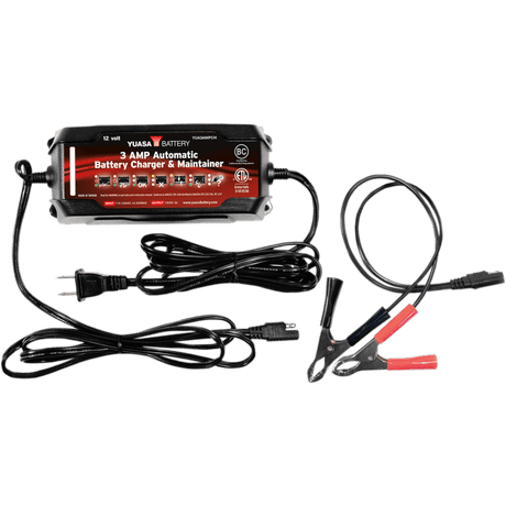 YUASA 3 - AMP 12V CHARGER - DRIVEN Canada's Powersports YUA3AMPCH