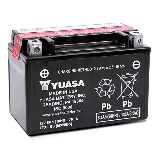 YUASA BATTERY MAINTENANCE FREE AGM (YUAM329BSTWN) - DRIVEN Canada's Powersports 048493332093YUAM329BSTWN