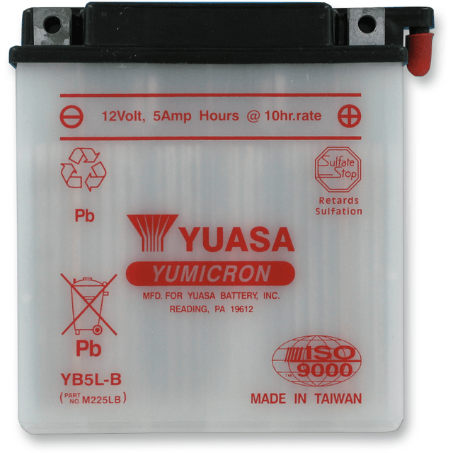 YUASA BATTERY YUMICRON (YUAM225LB) - DRIVEN Canada's Powersports 048493295527YUAM225LB