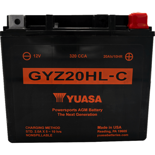 YUASA FACTORY ACTIVATED AGM GYZ20HLC (YUAM720GHC) - DRIVEN Canada's Powersports YUAM720GHC