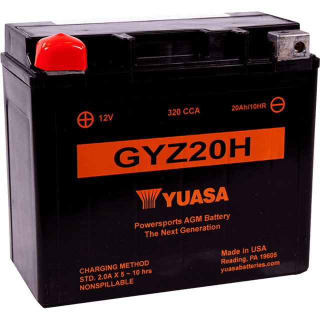 YUASA GYZ20H FACTORY ACTIVATED 12V BATTERY (YUAM72RGH) - DRIVEN Canada's Powersports 048493827247YUAM72RGH