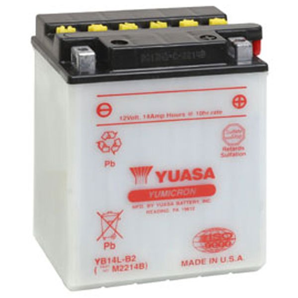 YUASA HIGH PERFORMANCE CONVENTIONAL (AGM) BATTERIES (YUAM2214BIND) - DRIVEN Canada's Powersports YUAM2214BIND