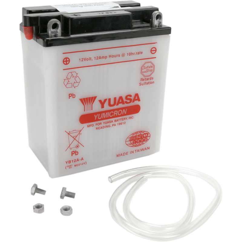 YUASA YB12A - A YUMICRON 12V BATTERY (YUAM2212Y) - DRIVEN Canada's Powersports 048493221298YUAM2212Y