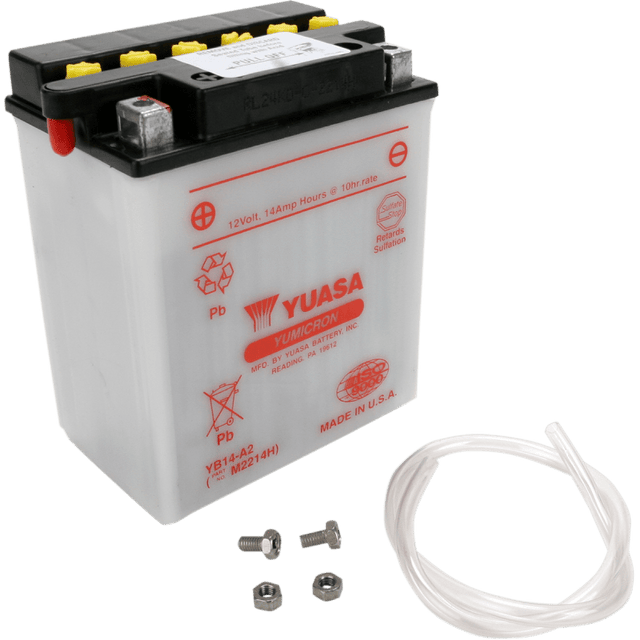YUASA YB14 - A2 YUMICRON 12V BATTERY (YUAM2214H) - DRIVEN Canada's Powersports 048493221465YUAM2214H