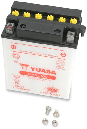 YUASA YB14 - B2 YUMICRON 12V BATTERY (YUAM224B2) - DRIVEN Canada's Powersports 048493224220YUAM224B2