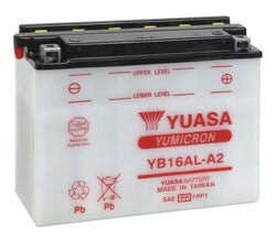 YUASA YB16AL - A2 YUMICRON 12V BATTERY (YUAM22162) - DRIVEN Canada's Powersports 048493221625YUAM22162