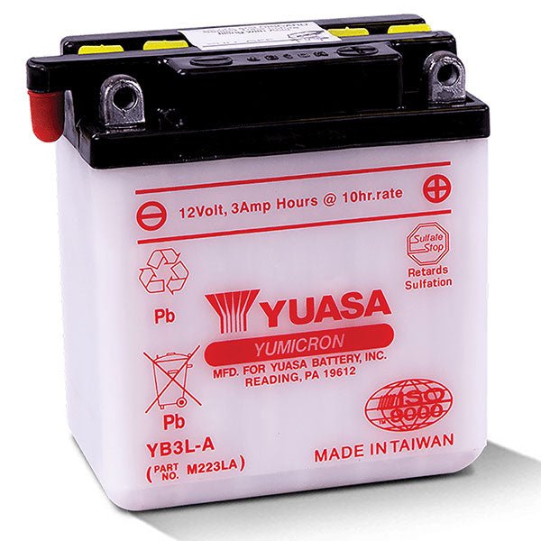 YUASA YB3L - A YUM BATTERY - DRIVEN Canada's Powersports YUAM223LA