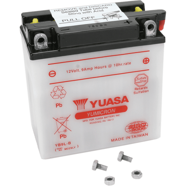 YUASA YB9L - B YUMICRON 12V BATTERY (YUAM229LY) - DRIVEN Canada's Powersports 048493229591YUAM229LY
