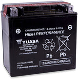 YUASA YTX14H - BS HIGH PERFORMANCE, 12V BATTERY (YUAM6RH4H) - DRIVEN Canada's Powersports 048493674445YUAM6RH4H