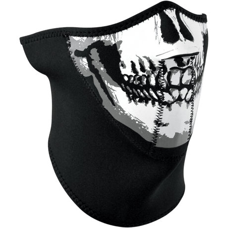 ZAN HEADGEAR 3 PANEL HALF MASK SKULL (WNFM002H3) - DRIVEN Canada's Powersports 642608044057WNFM002H3