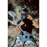 ZAN HEADGEAR BANDANNA SPORTFLEX SERIES MIDNIGHT SKULL (BL417) - DRIVEN Canada's Powersports 642608052564BL417
