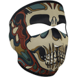 ZAN HEADGEAR FULL MASK NEOPRENE PSYCHEDELIC SKULL (WNFM179) - DRIVEN Canada's Powersports 642608049694WNFM179