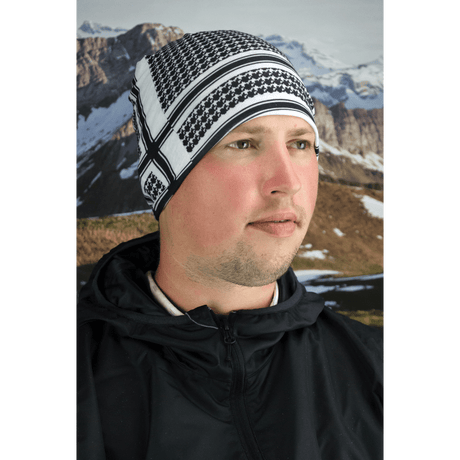 ZAN HEADGEAR MOTLEY TUBE FLEECE HOUNDSTOOTH BLK & - DRIVEN Canada's Powersports 642608046907TF235BW