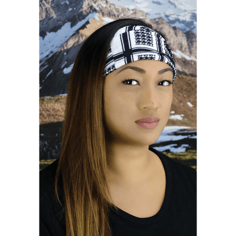 ZAN HEADGEAR MOTLEY TUBE FLEECE HOUNDSTOOTH BLK & - DRIVEN Canada's Powersports 642608046907TF235BW