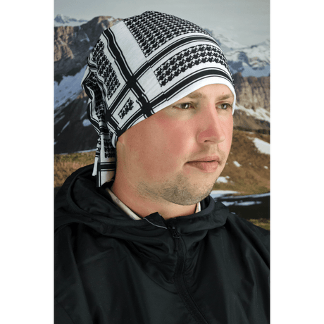 ZAN HEADGEAR MOTLEY TUBE FLEECE HOUNDSTOOTH BLK & - DRIVEN Canada's Powersports 642608046907TF235BW