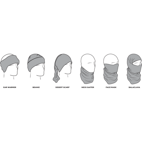 ZAN HEADGEAR MOTLEY TUBE FLEECE SKULL X BONES (TF227) - DRIVEN Canada's Powersports 642608044484TF227