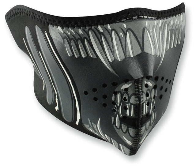 ZAN HEADGEAR NEOPRENE 1/2 FACE MASK, ALIEN (WNFM039H) - DRIVEN Canada's Powersports 642608039367WNFM039H